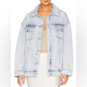 We Wore What | Revolve Oversized Denim Jean Jacket